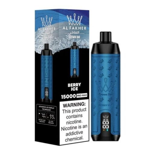 AL Fakher Crown Bar 15K 15000 Züge Pro Max Einweg Vape 22ml 0.5%