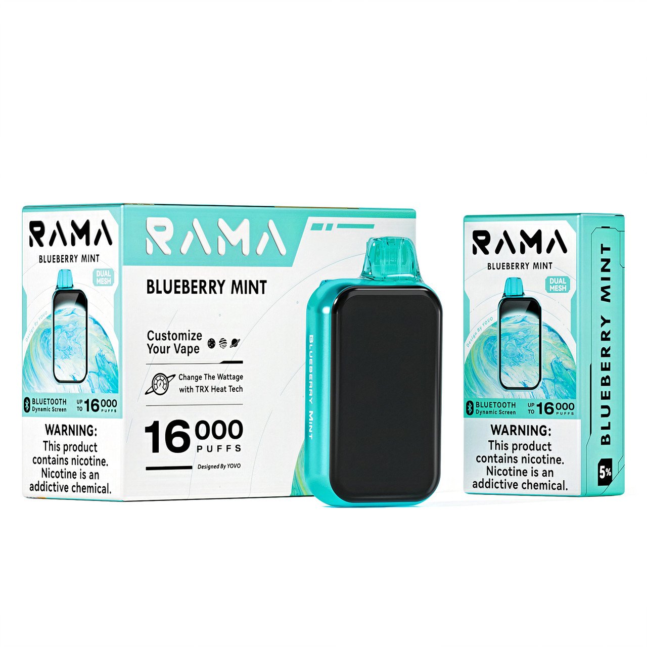 RAMA 16000 Puffs Disposable Vape Blueberry Mint