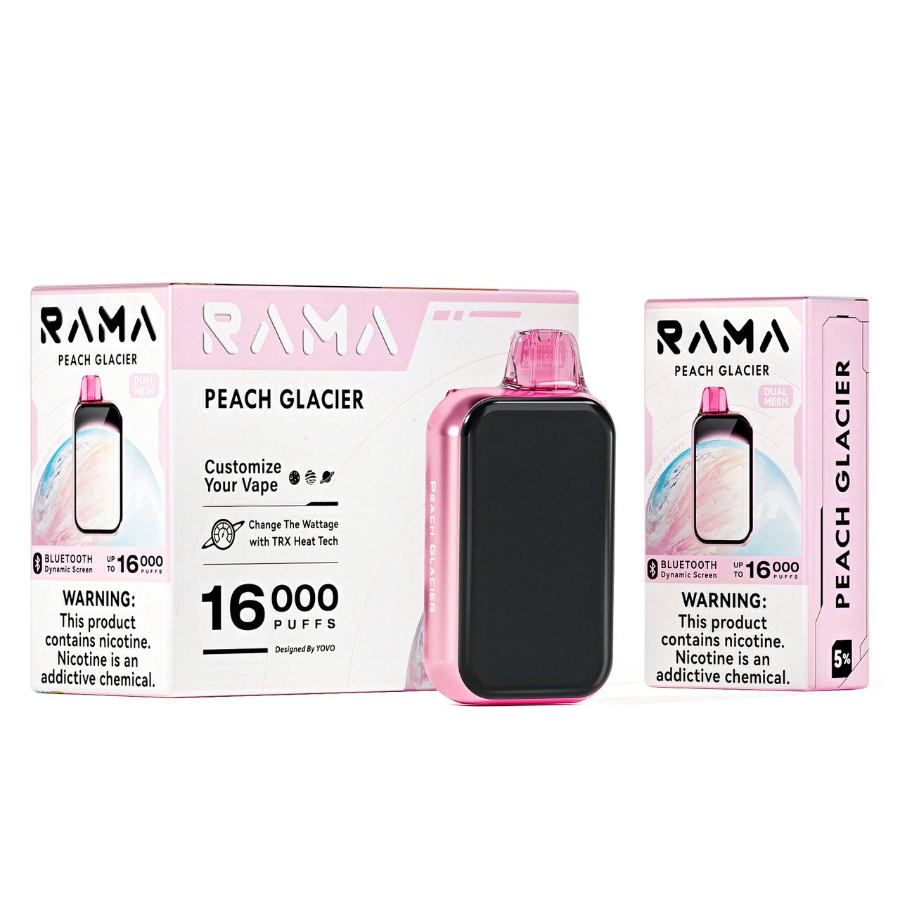 RAMA 16000 Puffs Disposable Vape Peach Glacier – Rama TL16000