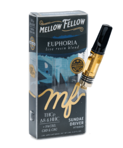 Mellow Fellow Euphoria Blend Live Resin Vape Cartridge